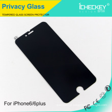 Anti-espiando 2.5D privacidade protetor de tela de vidro para iPhone6 ​​/ 6 plus